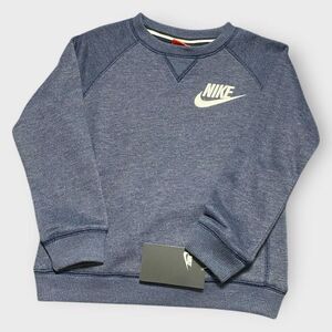 Nike Sportswear Club Fleece Big Kids Crew-Neck Sweatshirt Boys size 6 New NWT